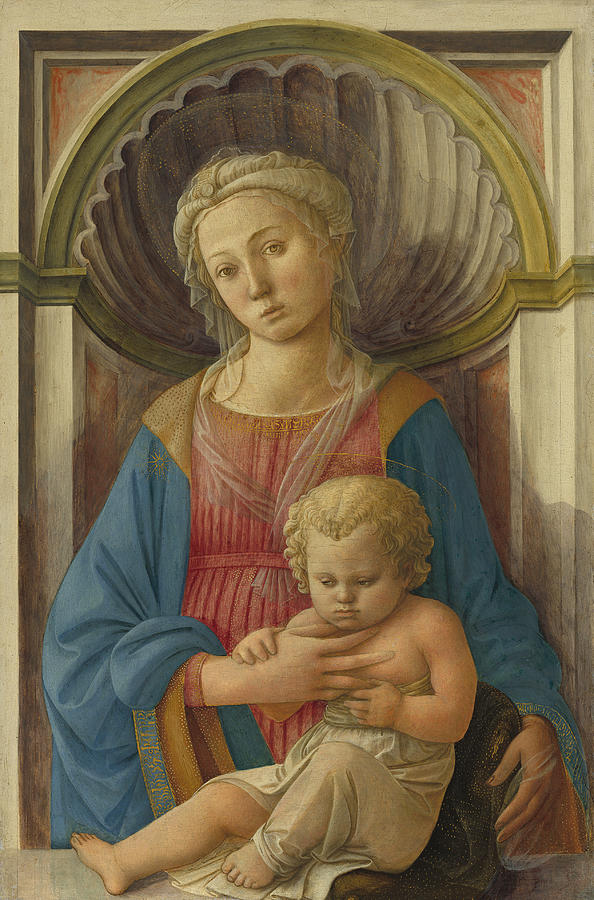 Madonna Painting - Madonna and Child by Fra Filippo Lippi