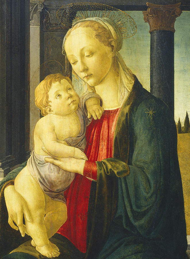 Madonna Painting - Madonna and child by Sandro Botticelli