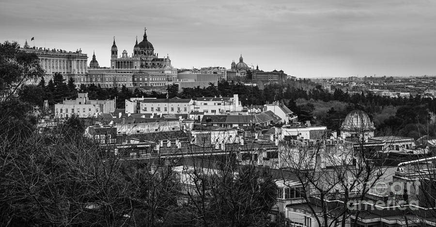 Madrid Panorama From Debod Lookout Madrid Spain #2 Photograph by Pablo Avanzini