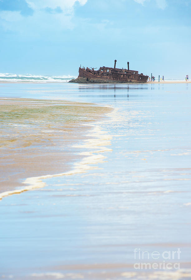 Maheno Shipwreck #2 Photograph by Andrew Michael