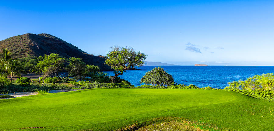 Makena Golf Course In Makena Area Photograph by Panoramic Images - Fine ...