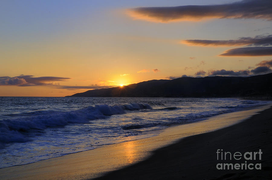 Sunset Photograph - Malibu Sunset #2 by Marc Bittan
