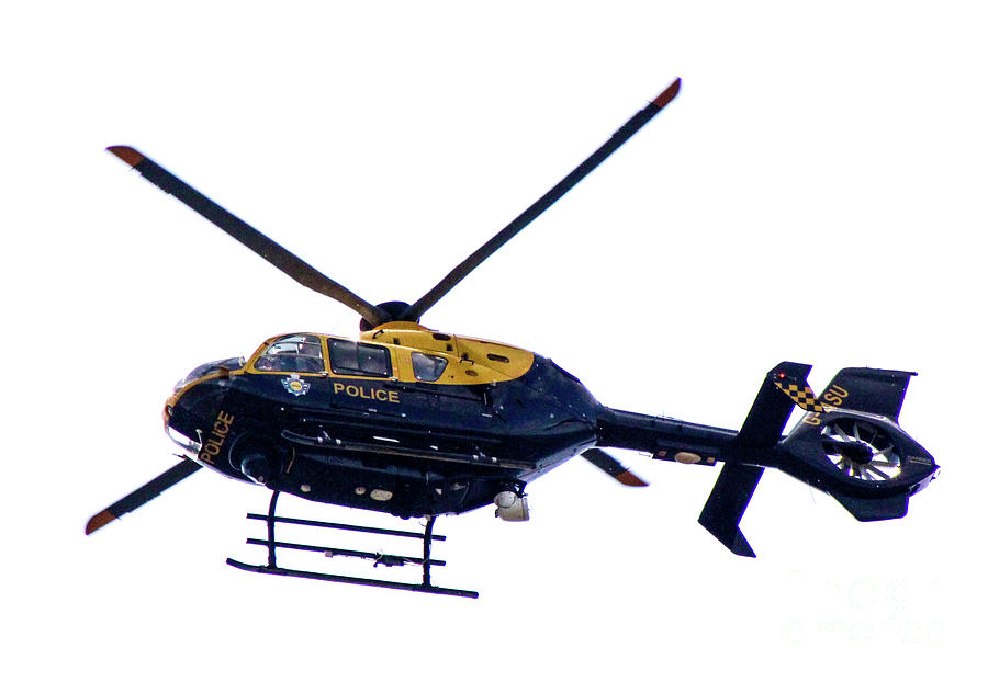 Manchester Police Helicopter - UK #2 Photograph by Doc Braham