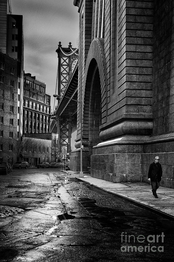New York Photograph - Manhattan Bridge #2 by John Farnan
