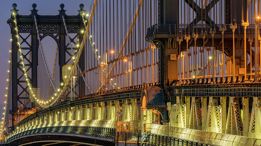 Brooklyn Bridge Photograph - Manhattan Bridge #2 by Randy Lemoine
