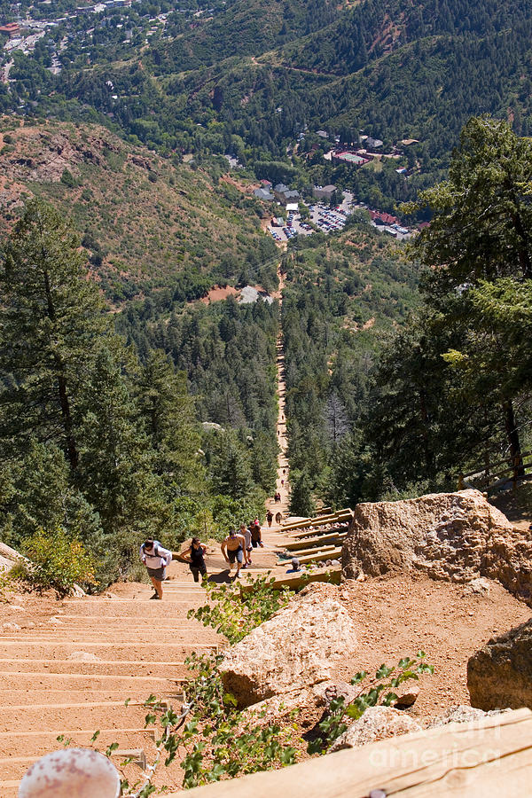 Manitou Springs Pikes Peak Incline Photograph
