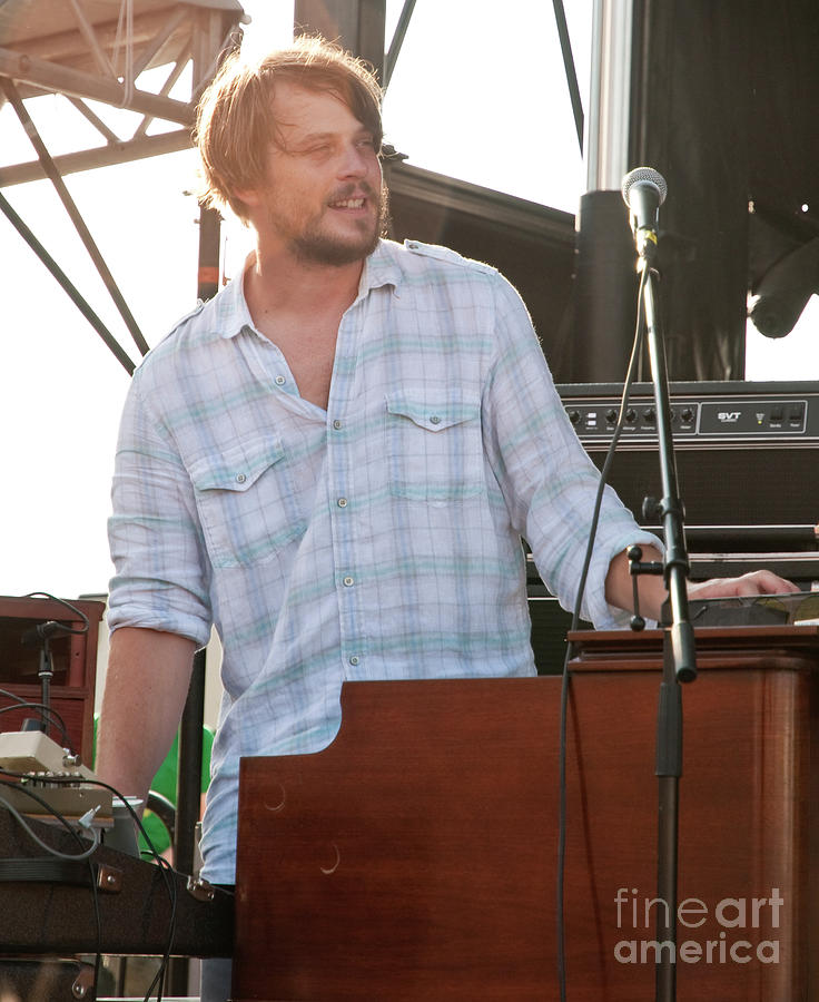Marco Benevento with Everyone Orchestra at All Good Festival #3 Photograph by David Oppenheimer