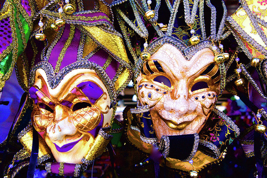 Mardi Gras Mask #2 Photograph by John Babis