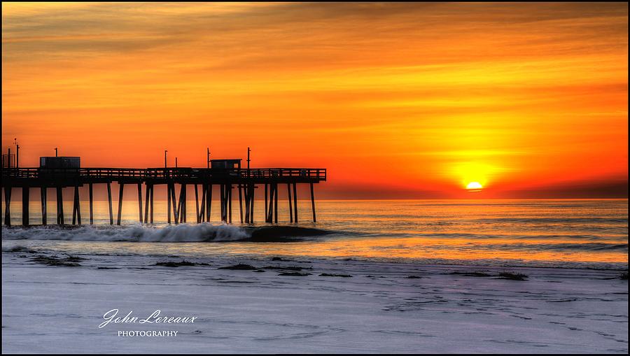 Margate sunrise #2 Photograph by John Loreaux