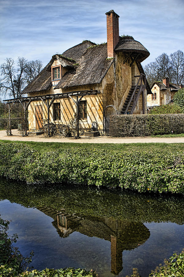Architecture Photograph - Marie Antoinette Cottage in Versailles #2 by David Smith