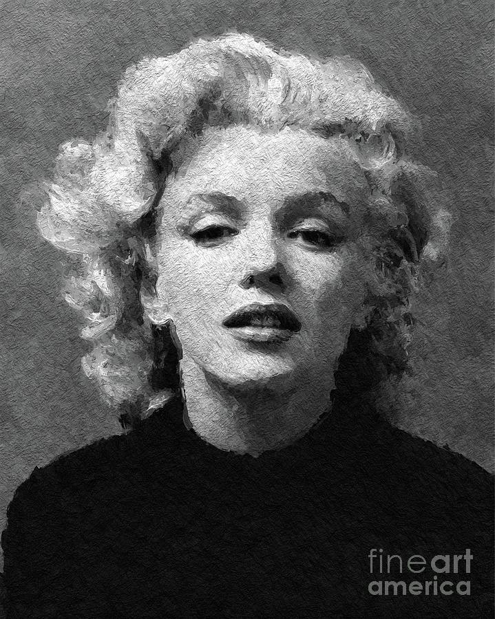 Marilyn Monroe, Actress And Model Painting