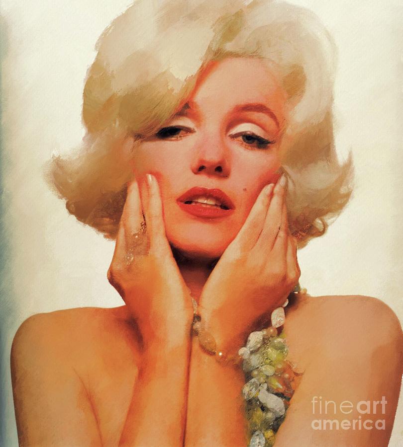 Marilyn Monroe, Actress, Model, Legend Painting