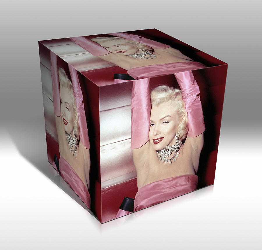 Marilyn Monroe Diamonds Are A Girls Best Friend #3 Mixed Media by Marvin Blaine