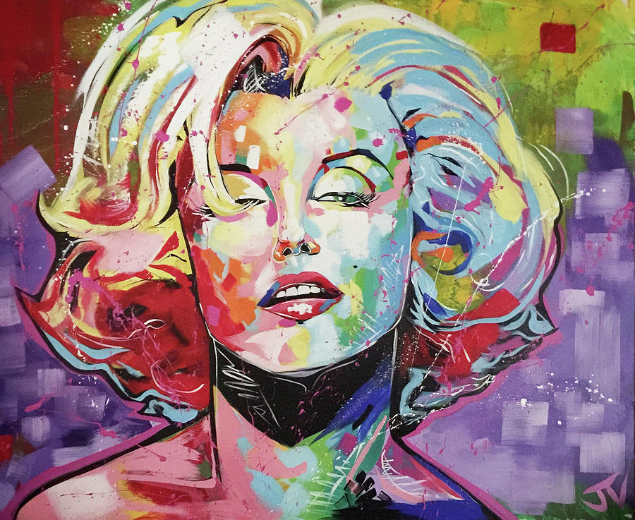 Marilyn Monroe Painting - Marilyn Monroe #5 by Jay V Art
