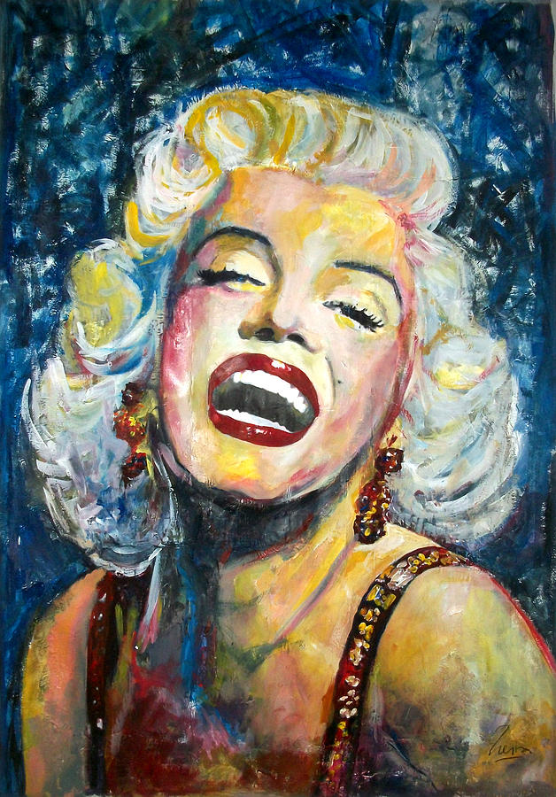 Movie Painting - Marilyn Monroe #1 by Marcelo Neira