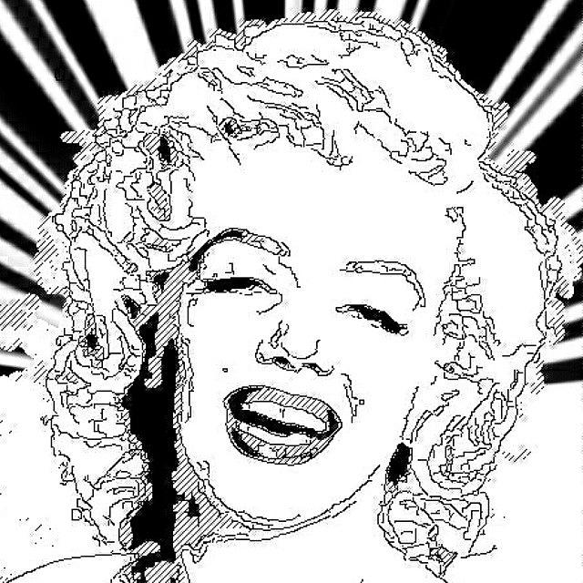 Abstract Photograph - Marilyn Monroe #2 by Nuno Marques