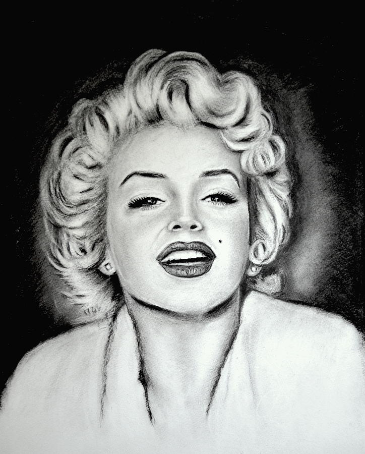 Marilyn Monroe Drawing by Sandy Dournayan | Fine Art America