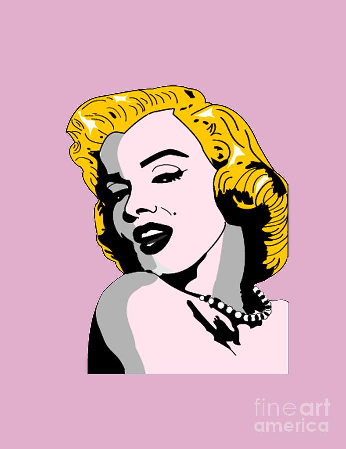 Marlyn Monroe Digital Art by Jelly Vista | Fine Art America