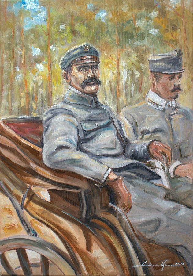 Marshal Painting - Marshal Jozef Pilsudski #2 by Luke Karcz