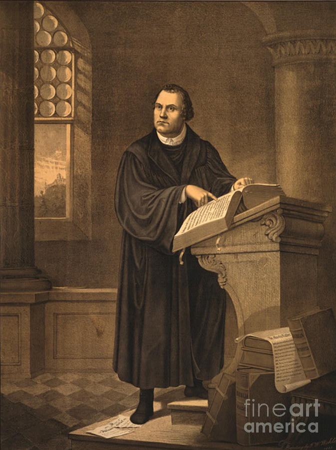 Martin Luther, German Theologian Photograph by Photo Researchers