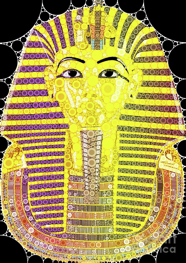 Mask Of Tutankhamun, Pop Art By Mb Digital Art