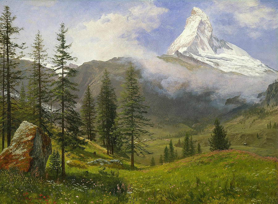 Matterhorn #3 Painting by MotionAge Designs