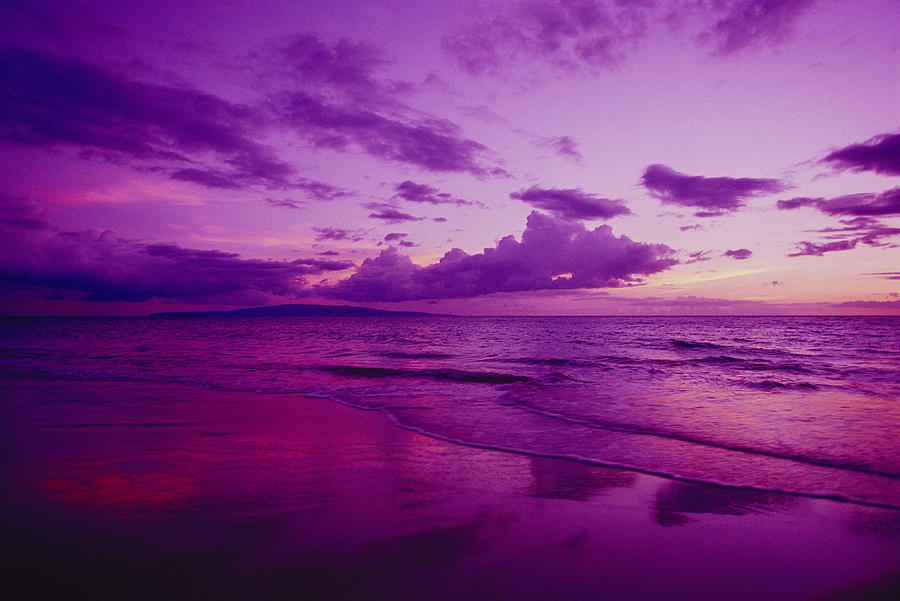 Sunset Photograph - Maui Sunset #2 by Ron Dahlquist - Printscapes