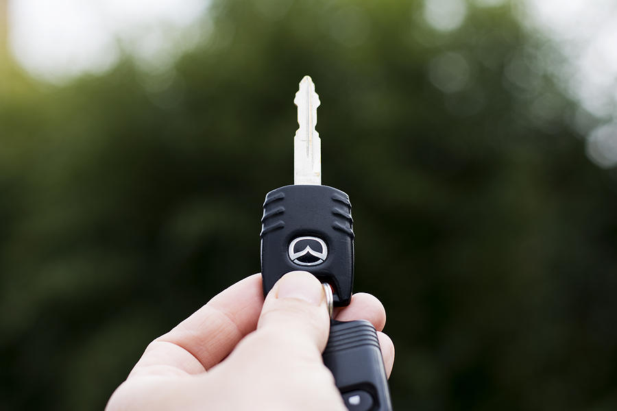 Car Photograph - Mazda car key  #2 by Newnow Photography By Vera Cepic