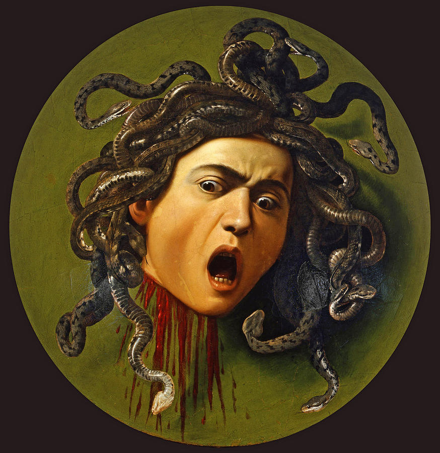 Caravaggio Painting - Medusa #3 by Caravaggio