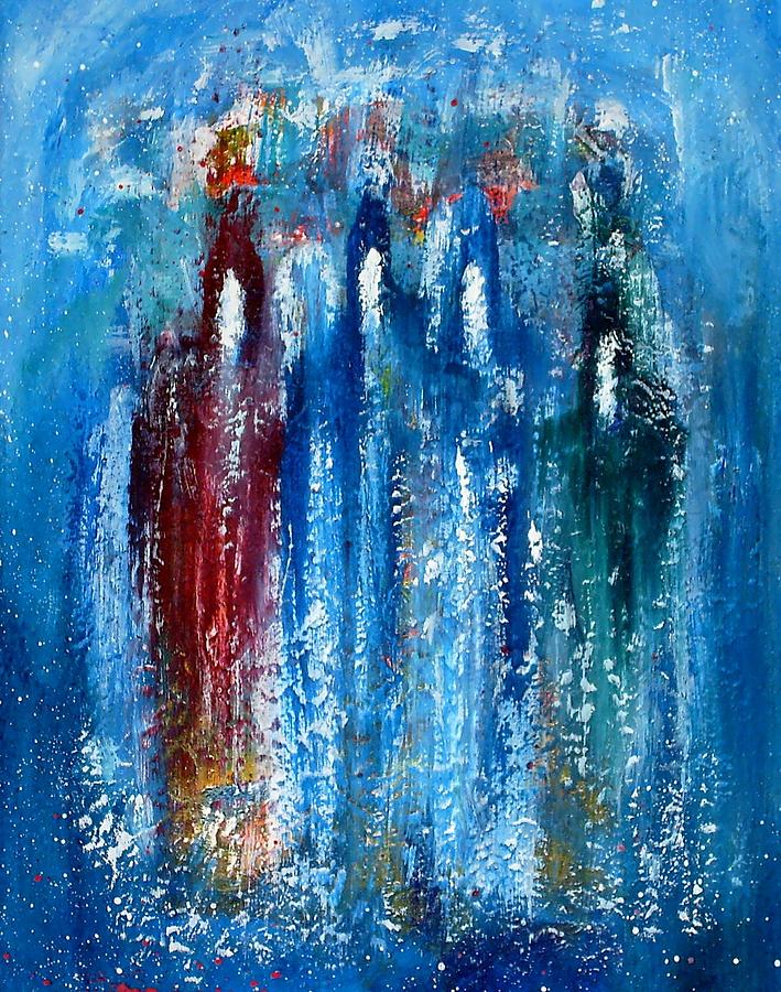 Men Of Peace #2 Painting by Paul Pulszartti