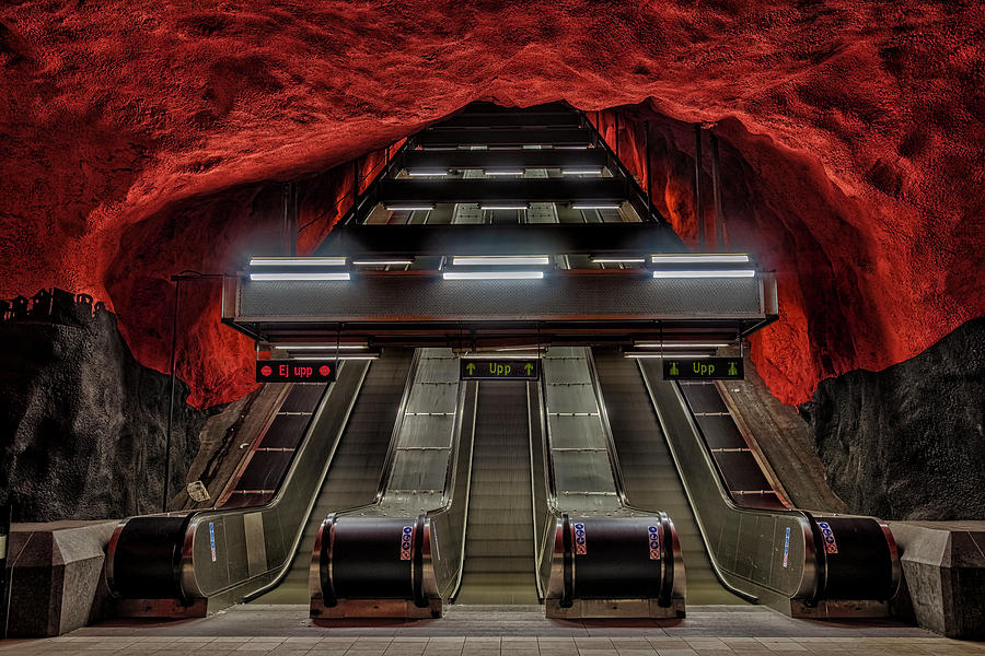 Metro Station Stockholm #2 Photograph by Joana Kruse