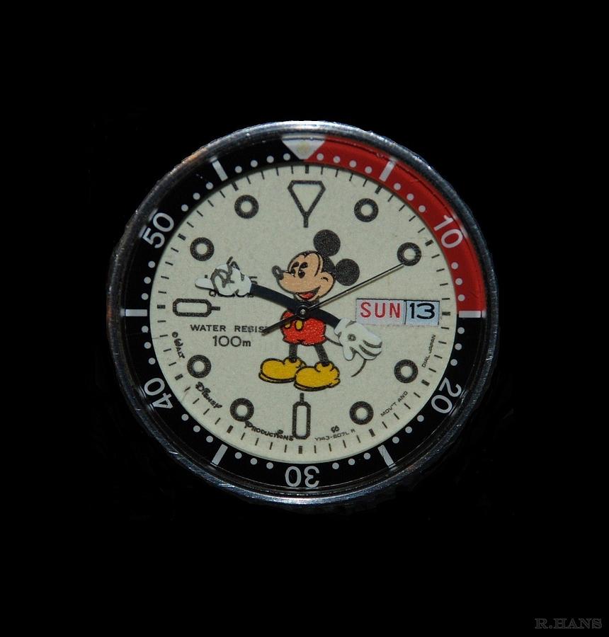 Mickey Mouse Watch Face #2 Photograph by Rob Hans
