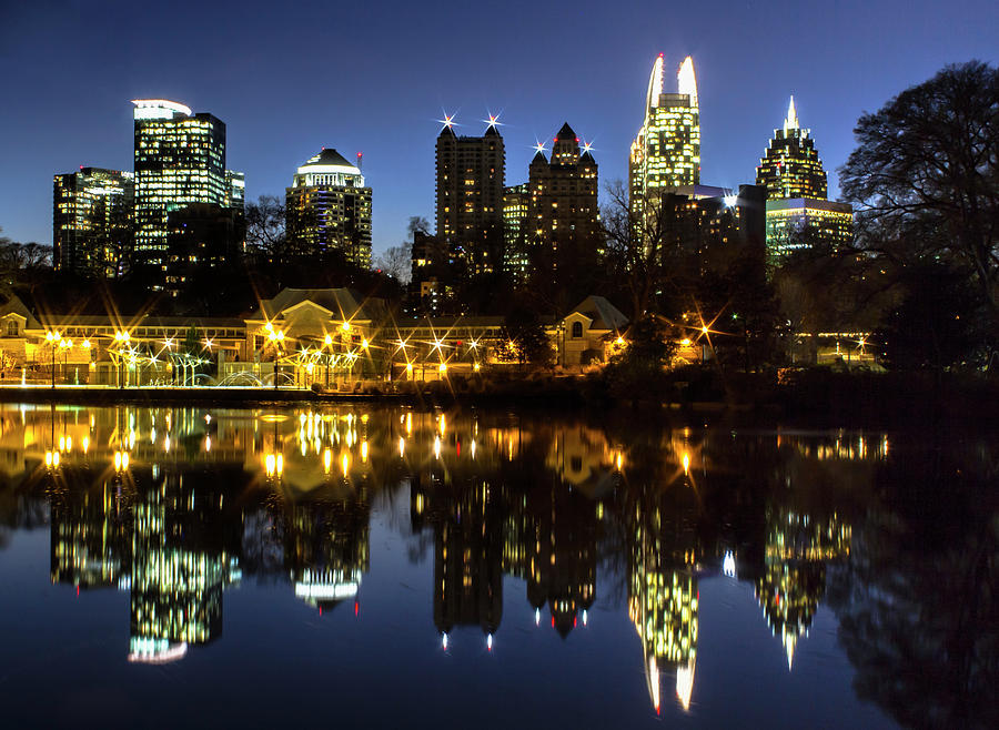 Midtown Atlanta Skyline Photograph by Mark Chandler - Fine Art America