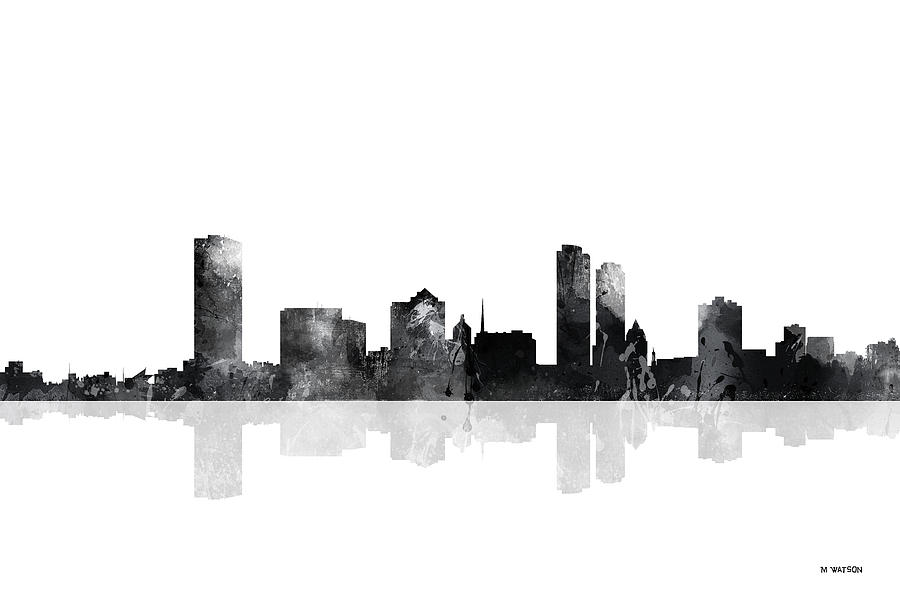 Milwaukee Wisconsin Skyline #2 Digital Art by Marlene Watson