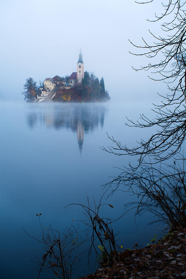 Misty Lake Bled #2 Photograph by Ian Middleton
