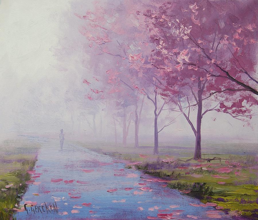 Misty Pink Painting