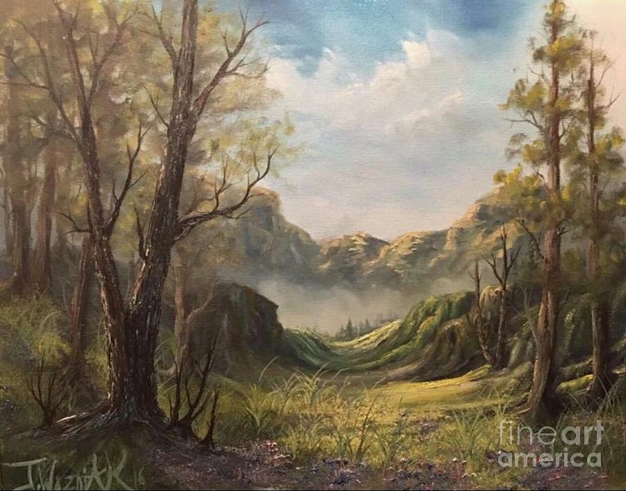 Misty valley by Justin Wozniak Misty valley by Justin Wozniak