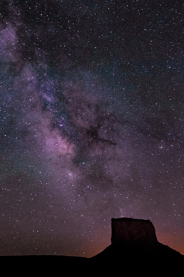 Mitchell Butte Milky Way #2 Photograph by Joe Kopp