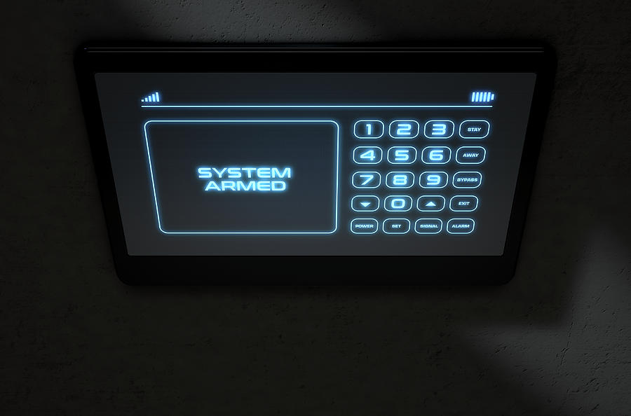 Armed Digital Art - Modern Interactive Home Security by Allan Swart Armed Digital Art - Modern Interactive Home Security by Allan Swart