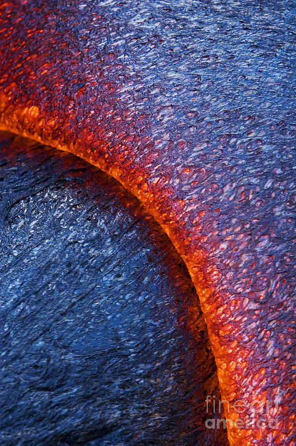 Molten Pahoehoe Lava #2 Photograph by Ron Dahlquist - Printscapes