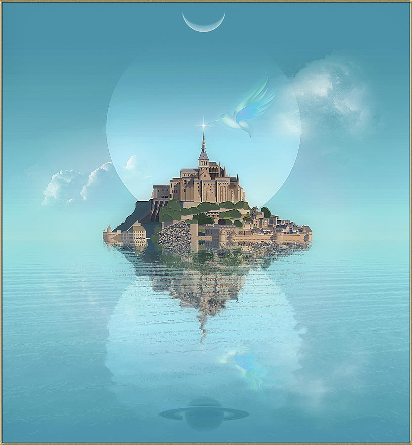 Mont Saint Michel #2 Digital Art by Harald Dastis