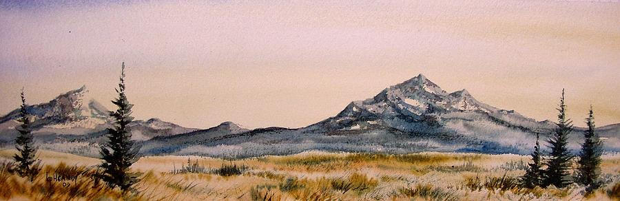 Montana Landscape #2 Painting by Kevin Heaney