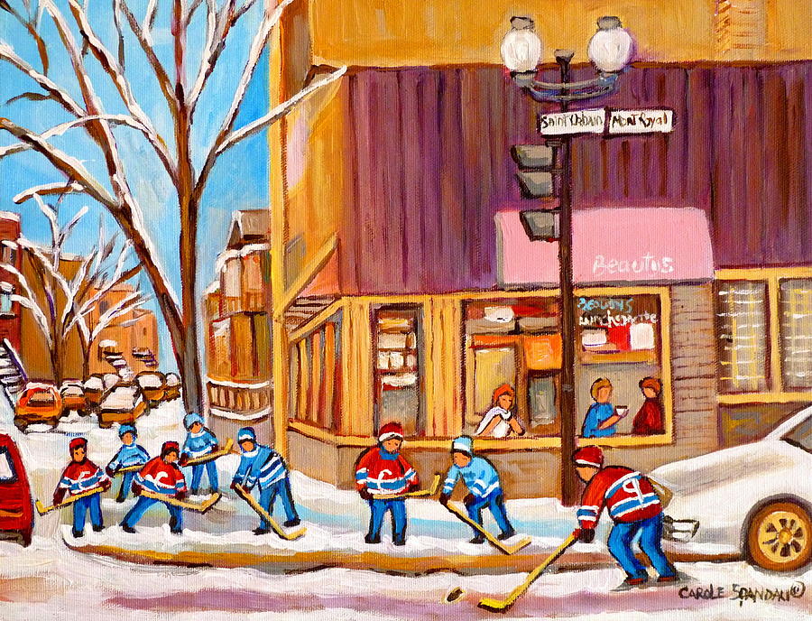 Montreal Paintings Painting by Carole Spandau - Fine Art America