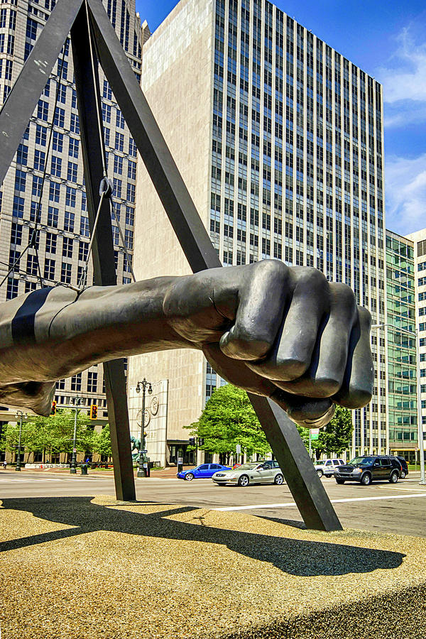 Monument to Joe Louis, Detroit #2 Photograph by Chris Smith