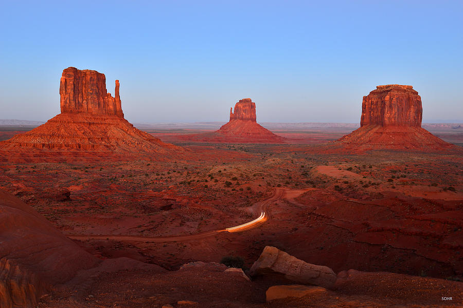 Leaving Monument Valley Photograph by Dana Sohr