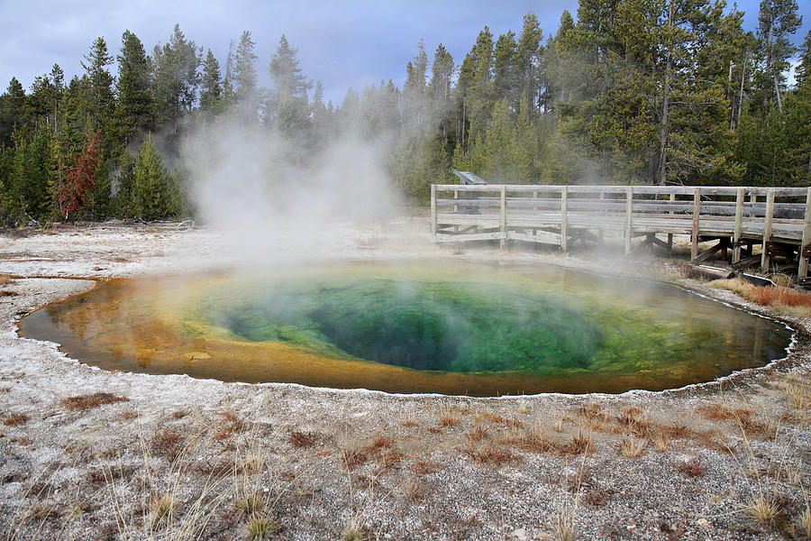 Morning Glory Yellowstone #2 Photograph by Pierre Leclerc Photography