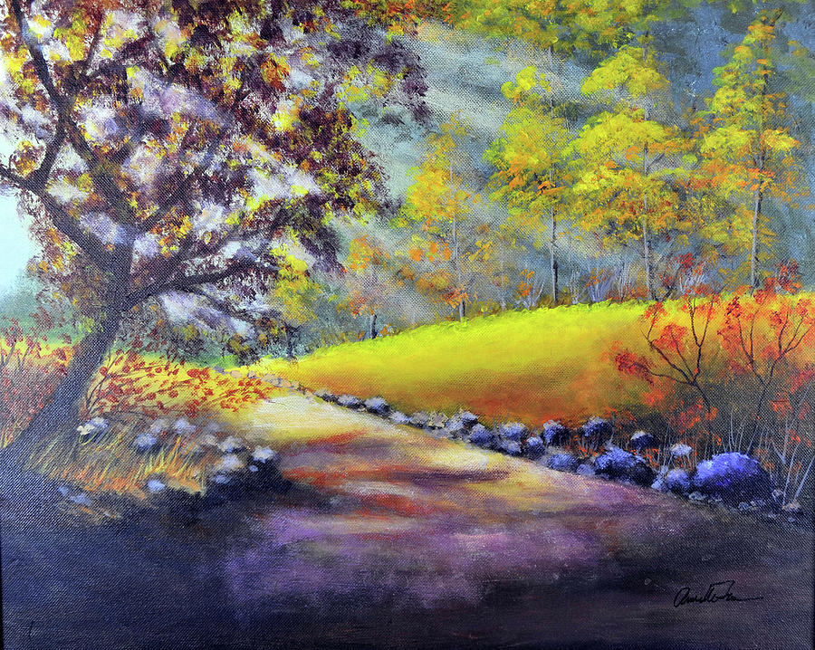Landscape Painting - Morning Light #2 by Annette Tan