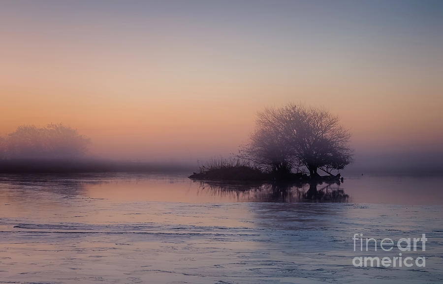 Morning mist and frozen tarn... #2 Photograph by Mariusz Talarek