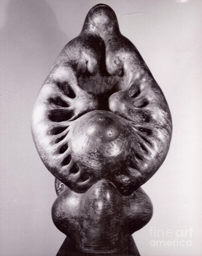 Mother/child II  #3 Sculpture by Robert F Battles