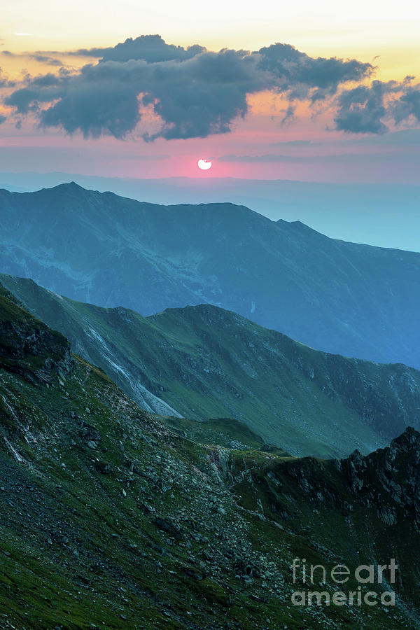 Mountain range at sunset #2 Photograph by Ragnar Lothbrok
